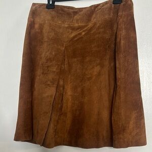 INC International Concepts Brown A-Line Skirt